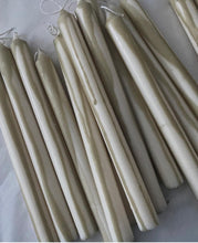 Load image into Gallery viewer, Taupe Abstract Drip Candle Set