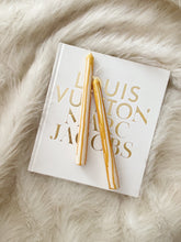 Load image into Gallery viewer, Caramel Abstract Drip Candle Set