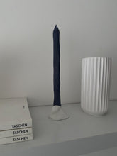 Load image into Gallery viewer, Hand Carved Charcoal Candlesticks Set