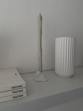 Load image into Gallery viewer, Hand Carved Stone Candlesticks Set