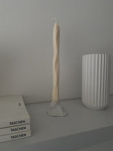 Load image into Gallery viewer, Hand Carved White Candlesticks Set