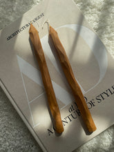 Load image into Gallery viewer, Hand Carved Toffee Candlesticks Set
