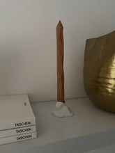 Load image into Gallery viewer, Hand Carved Toffee Candlesticks Set
