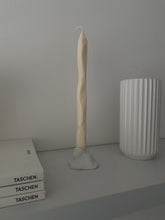 Load image into Gallery viewer, Hand Carved White Candlesticks Set
